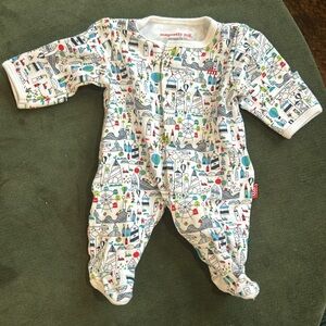 Magnetic baby onsie. My 5 pound baby wore this probably 3-4 times.